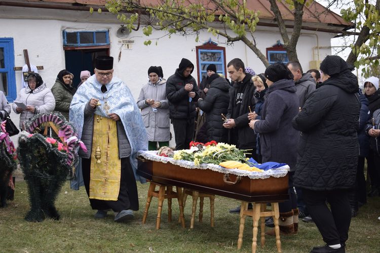 прощання із  військовослужбовцем