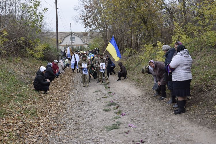 прощання із  військовослужбовцем