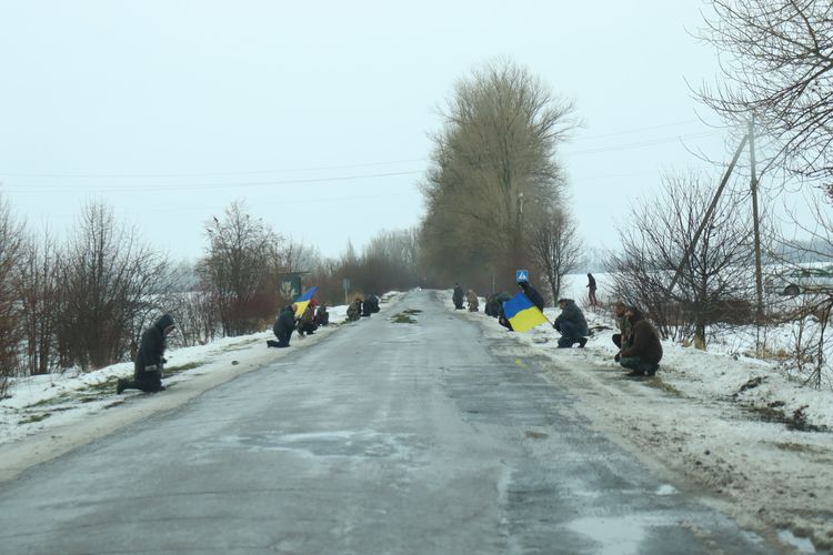кортеж із тілом захисника України