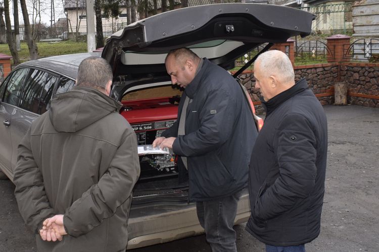 Передали генератор на потреби однієї з військових частин ЗСУ