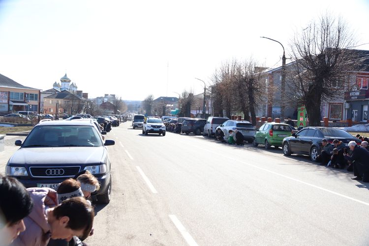 Зустріли воїна «на щиті»