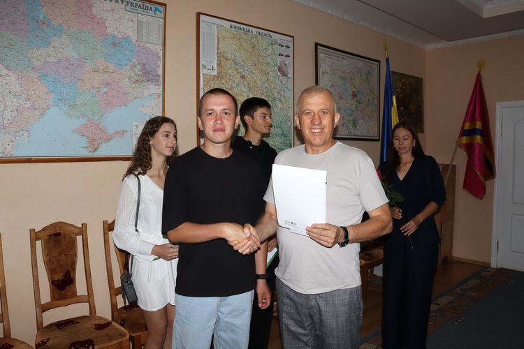 Міський голова привітав обдаровану молодь громади